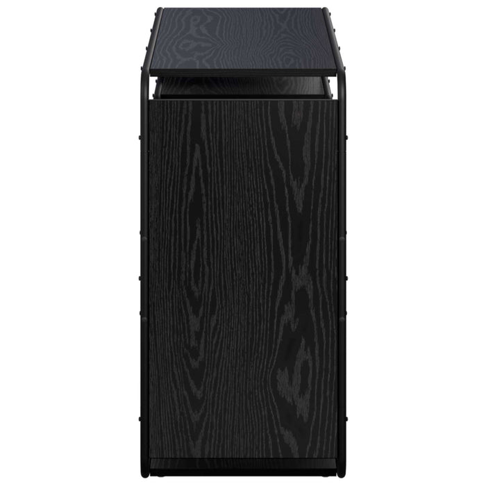 Bufet Stejar Negru 98 x 37,5 x 75,5 cm Lemn prelucrat WALTI