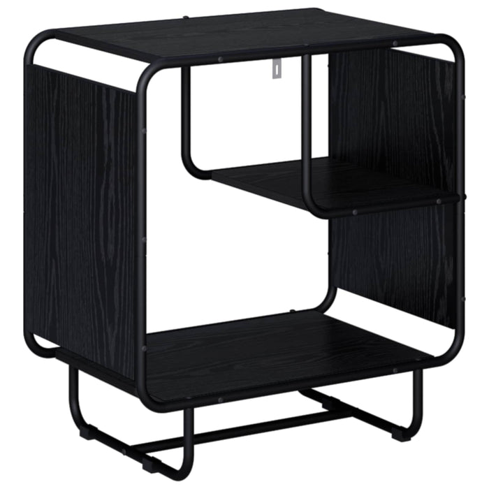 Bufet Stejar Negru 60 x 37,5 x 64,5 cm Lemn prelucrat WALTI