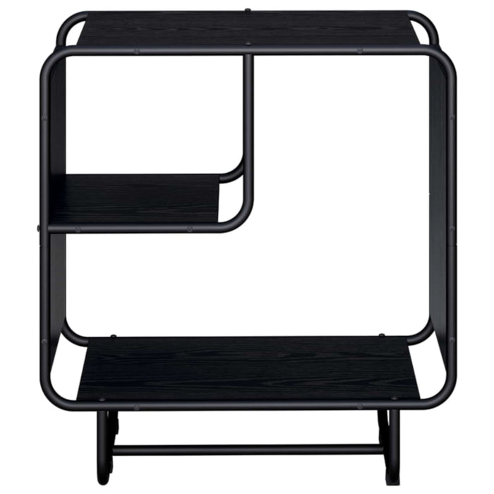 Bufet Stejar Negru 60 x 37,5 x 64,5 cm Lemn prelucrat WALTI