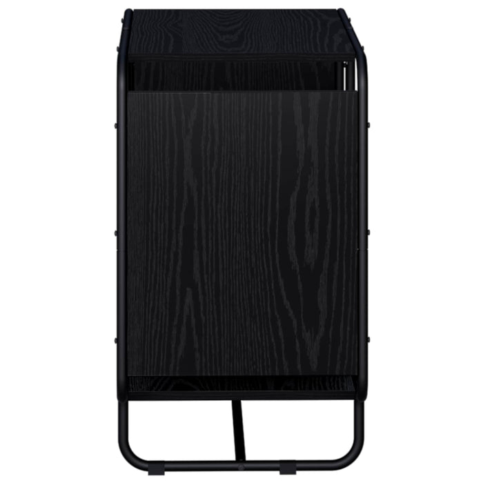 Bufet Stejar Negru 60 x 37,5 x 64,5 cm Lemn prelucrat WALTI