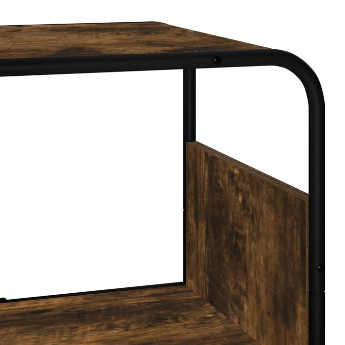 Bufet înalt Stejar fumuriu 60 x 37.5 x 144 cm Lemn compozit WALTI