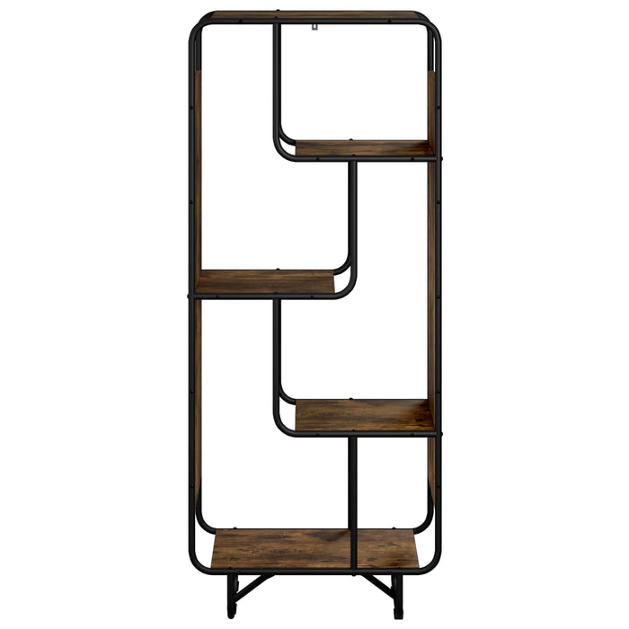 Bufet înalt Stejar fumuriu 60 x 37.5 x 144 cm Lemn compozit WALTI