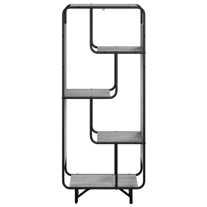 Bufet înalt Sonoma gri 60 x 37.5 x 144 cm Lemn compozit WALTI