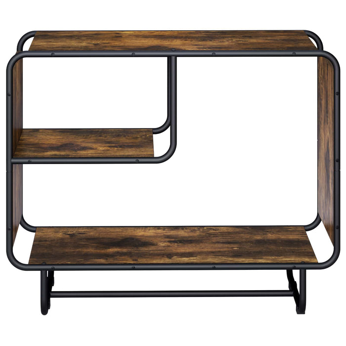 Bufet Stejar fumuriu 80 x 37.5 x 64.5 cm Lemn prelucrat WALTI