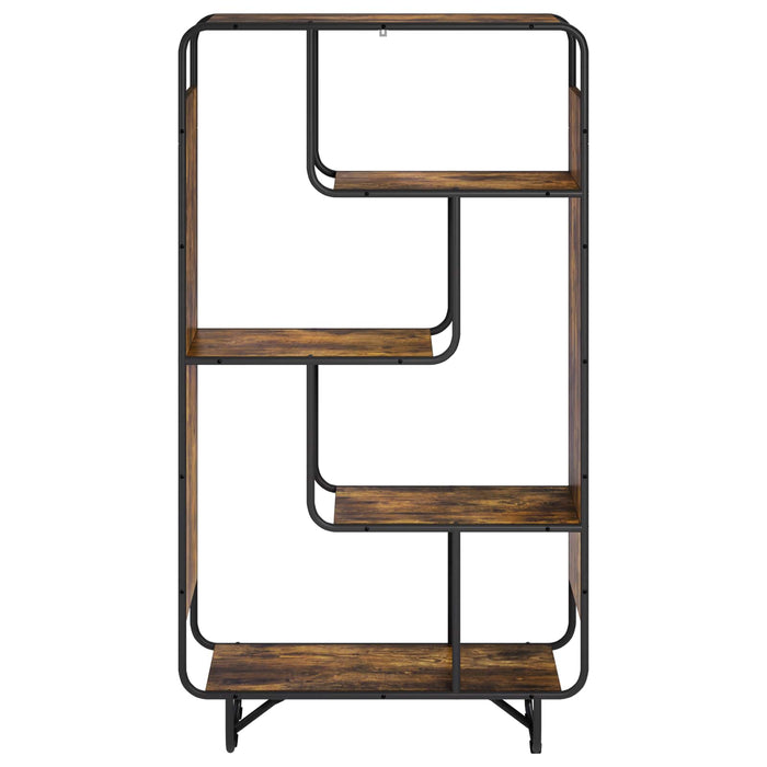 Bufet înalt Stejar fumuriu 80 x 37.5 x 144 cm Lemn compozit WALTI