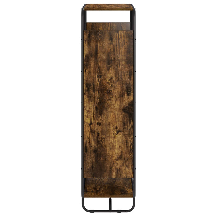 Bufet înalt Stejar fumuriu 80 x 37.5 x 144 cm Lemn compozit WALTI