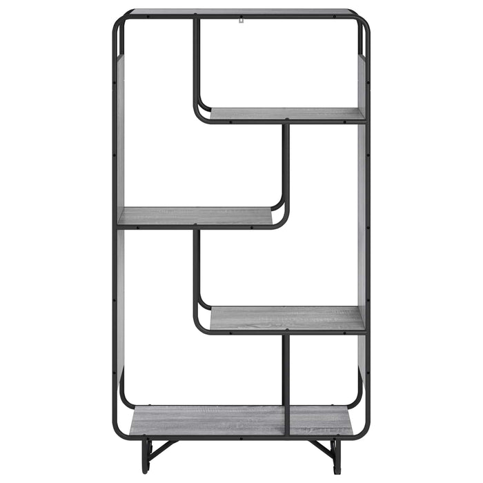 Bufet înalt Sonoma gri 80 x 37.5 x 144 cm Lemn compozit WALTI