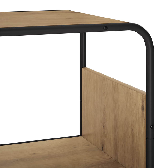 Bufet înalt Stejar Artizanal 80 x 37.5 x 144 cm Lemn compozit WALTI