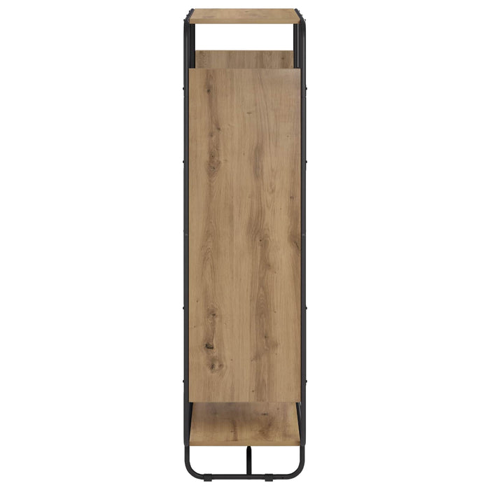 Bufet înalt Stejar Artizanal 80 x 37.5 x 144 cm Lemn compozit WALTI