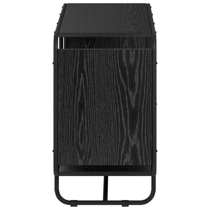 Bufet Stejar Negru 93.5 x 37.5 x 64.5 cm Lemn prelucrat WALTI