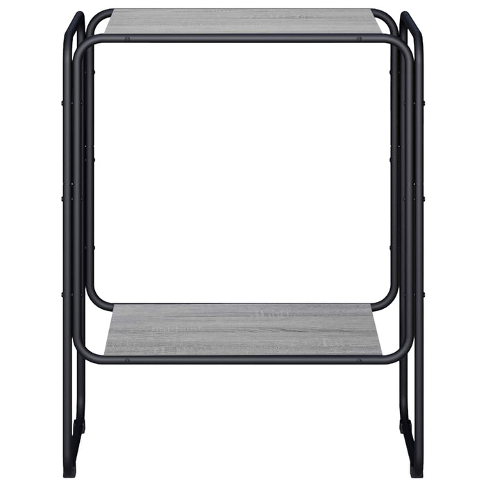 Bufet Sonoma gri 60 x 38 x 75 cm Lemn prelucrat WALTI