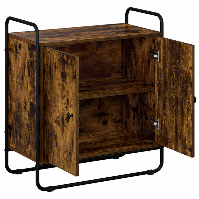 Bufet Stejar fumuriu 68 x 35 x 75 cm Lemn prelucrat WALTI