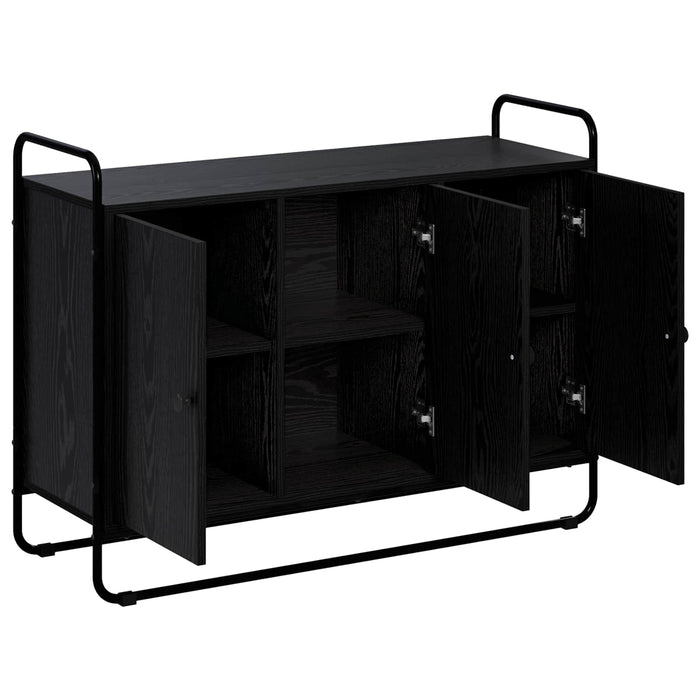 Bufet Stejar Negru 102 x 35 x 75 cm Lemn prelucrat WALTI