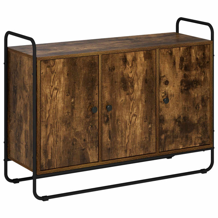 Bufet Stejar fumuriu 102 x 35 x 75 cm Lemn prelucrat WALTI