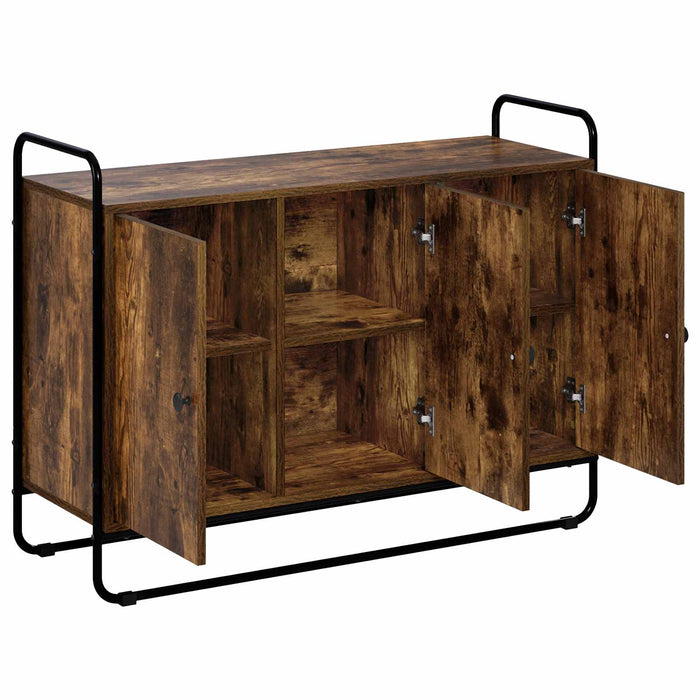 Bufet Stejar fumuriu 102 x 35 x 75 cm Lemn prelucrat WALTI