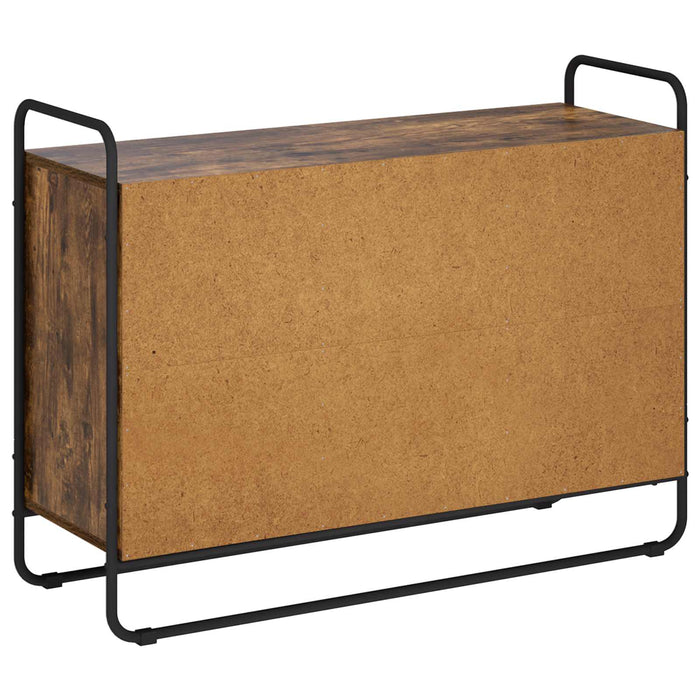Bufet Stejar fumuriu 102 x 35 x 75 cm Lemn prelucrat WALTI