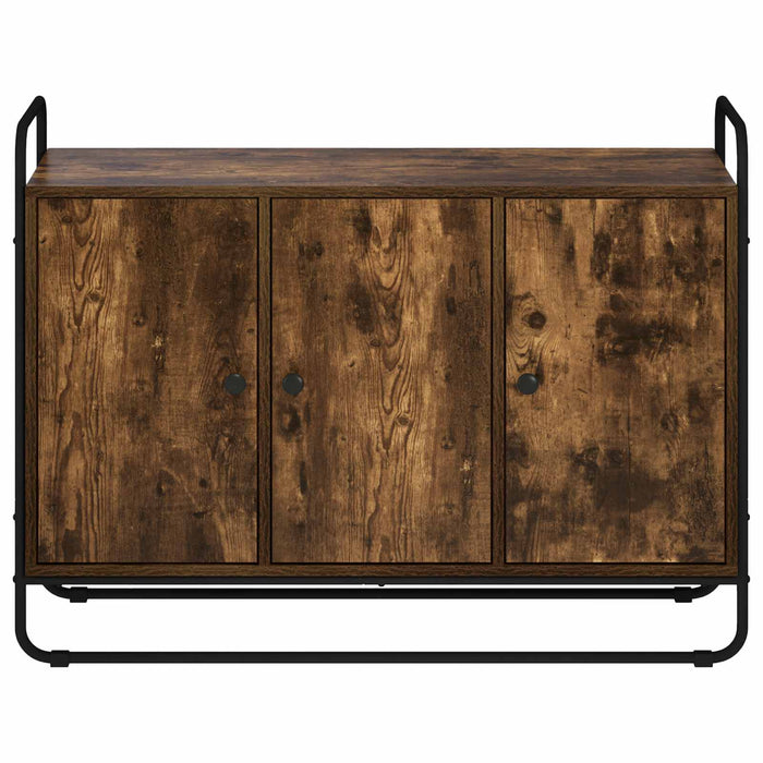 Bufet Stejar fumuriu 102 x 35 x 75 cm Lemn prelucrat WALTI