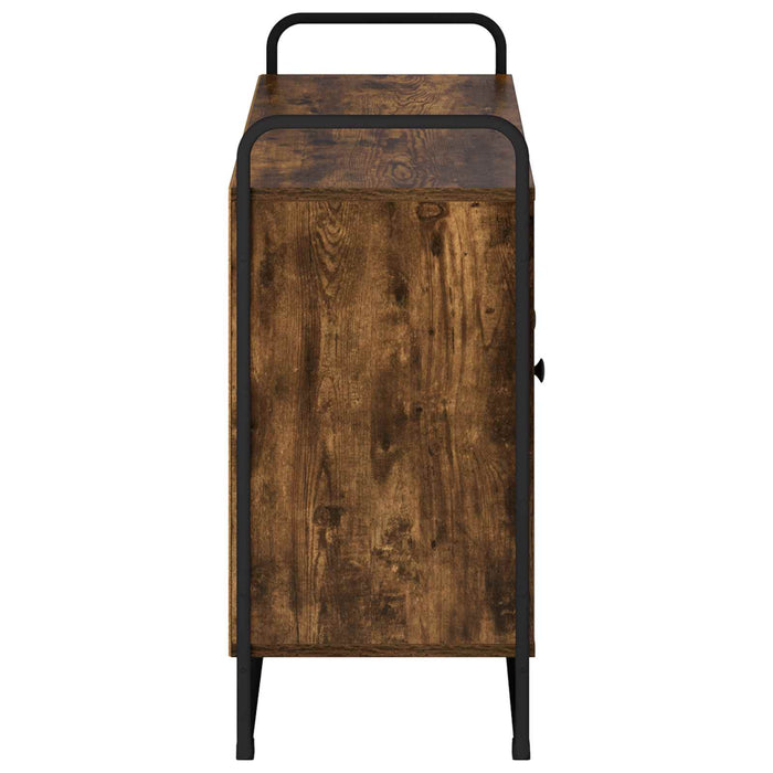 Bufet Stejar fumuriu 102 x 35 x 75 cm Lemn prelucrat WALTI