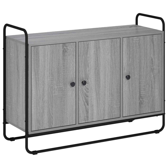 Bufet Sonoma gri 102 x 35 x 75 cm Lemn prelucrat WALTI