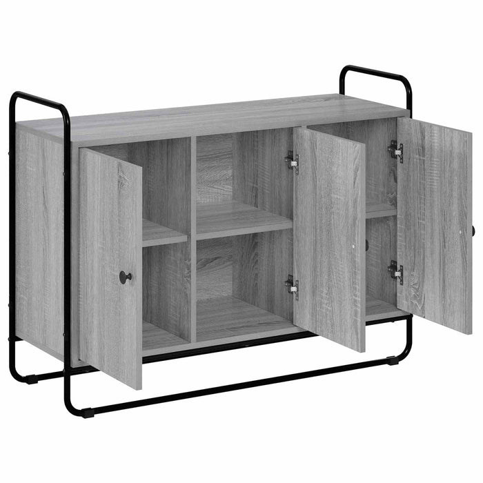 Bufet Sonoma gri 102 x 35 x 75 cm Lemn prelucrat WALTI