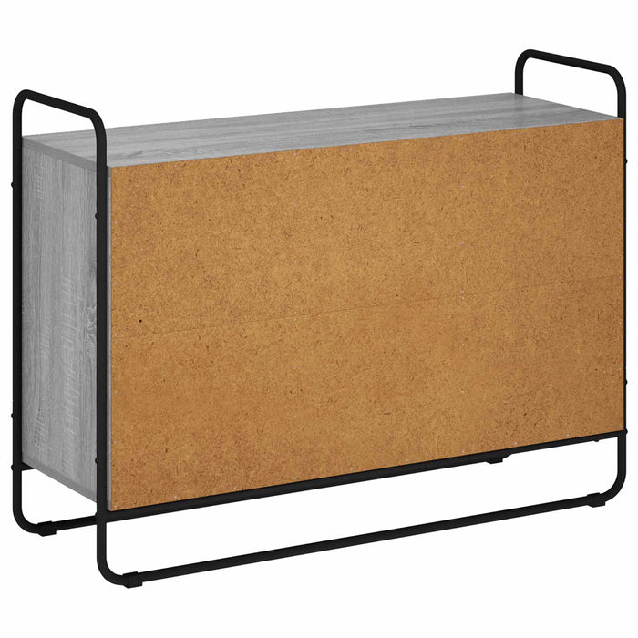 Bufet Sonoma gri 102 x 35 x 75 cm Lemn prelucrat WALTI