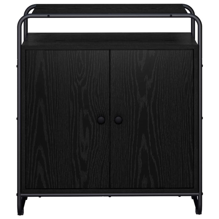 Bufet Stejar Negru 68 x 35 x 75 cm Lemn compozit WALTI