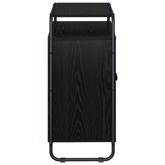 Bufet Stejar Negru 68 x 35 x 75 cm Lemn compozit WALTI