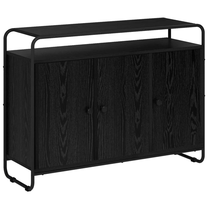 Bufet Stejar Negru 102 x 35 x 75 cm Lemn compozit WALTI