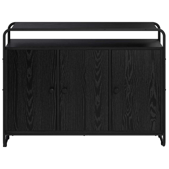Bufet Stejar Negru 102 x 35 x 75 cm Lemn compozit WALTI