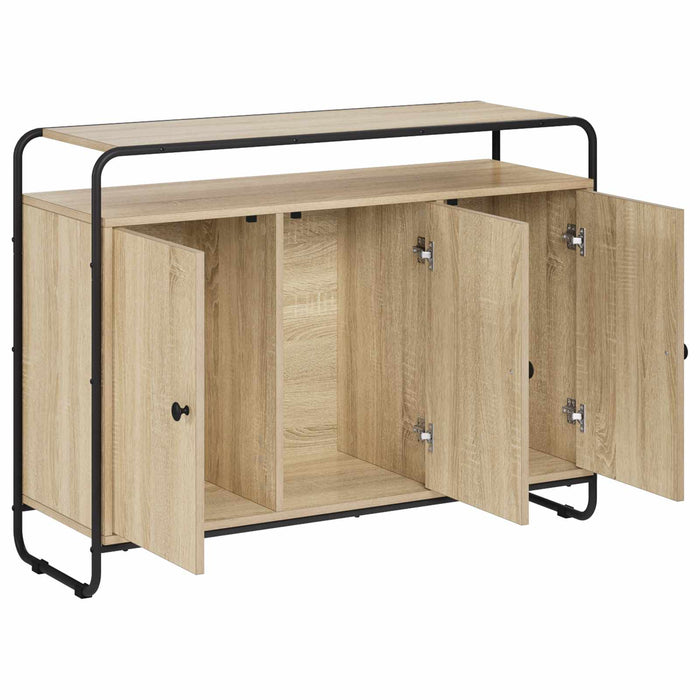 Bufet Stejar Sonoma 102 x 35 x 75 cm Lemn compozit WALTI