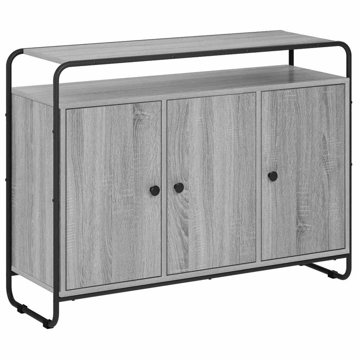 Bufet Sonoma gri 102 x 35 x 75 cm Lemn compozit WALTI