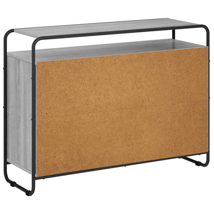Bufet Sonoma gri 102 x 35 x 75 cm Lemn compozit WALTI
