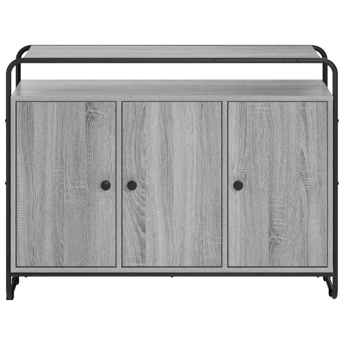 Bufet Sonoma gri 102 x 35 x 75 cm Lemn compozit WALTI