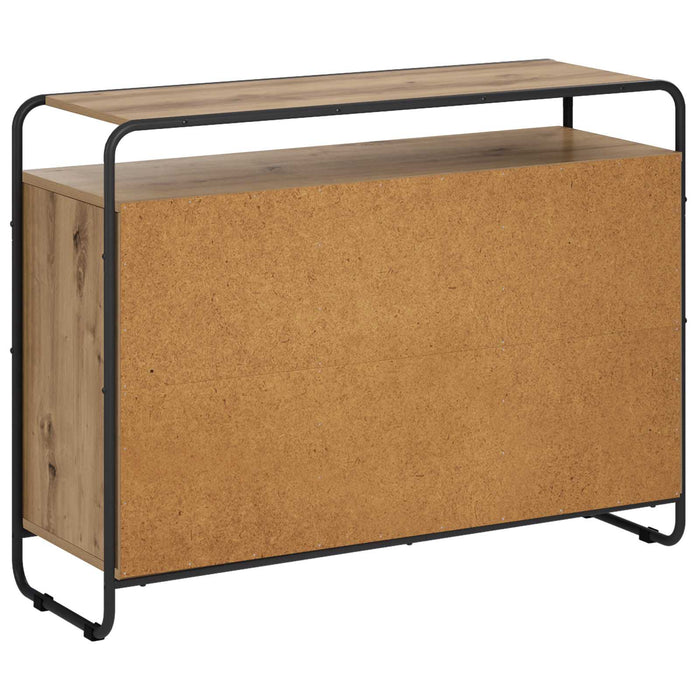 Bufet Stejar Artizanal 102 x 35 x 75 cm Lemn compozit WALTI