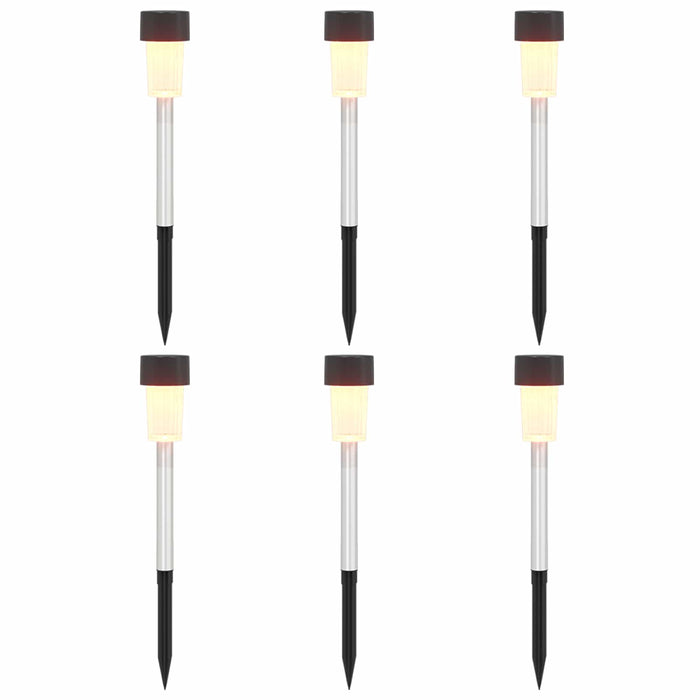 Lumini solare pentru exterior cu ștecher în pământ 6 pcs WALTI