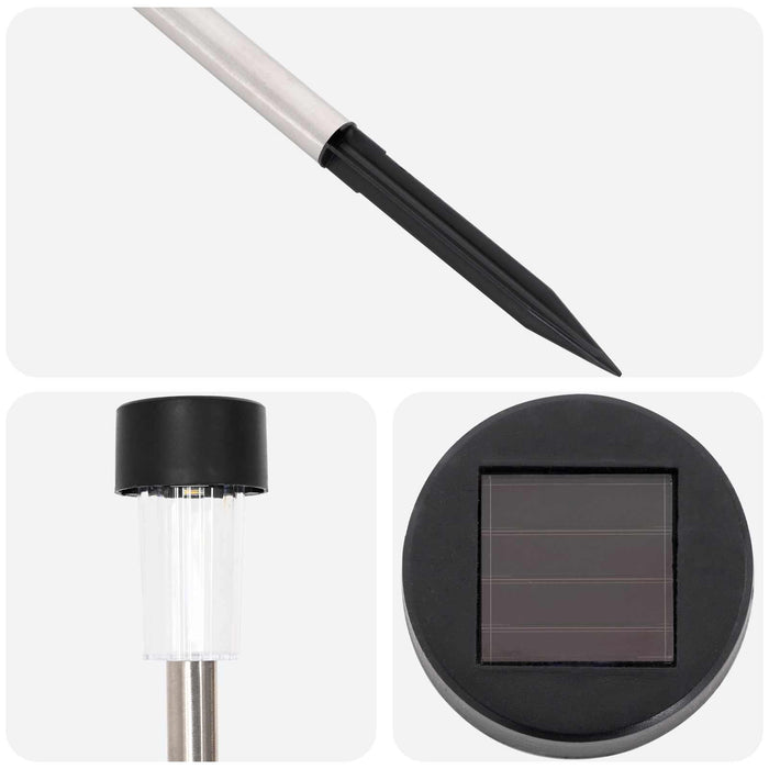 Lumini solare pentru exterior cu ștecher în pământ 24 pcs WALTI