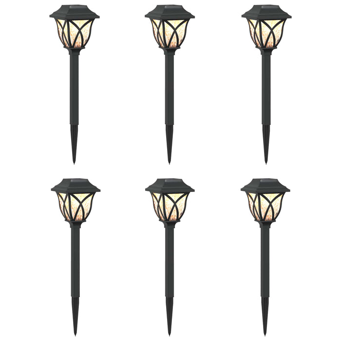 Lumini solare pentru exterior cu ștecher în pământ 6 pcs 42 cm WALTI
