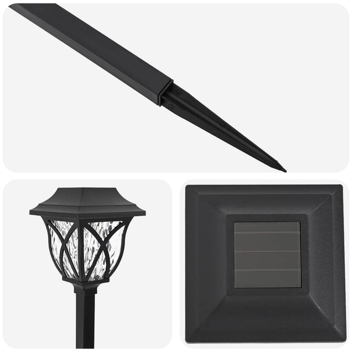 Lumini solare pentru exterior cu ștecher în pământ 24 pcs 42 cm WALTI