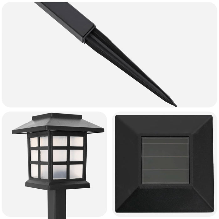 Lumini solare pentru exterior cu ștecher în pământ 6 pcs PP WALTI