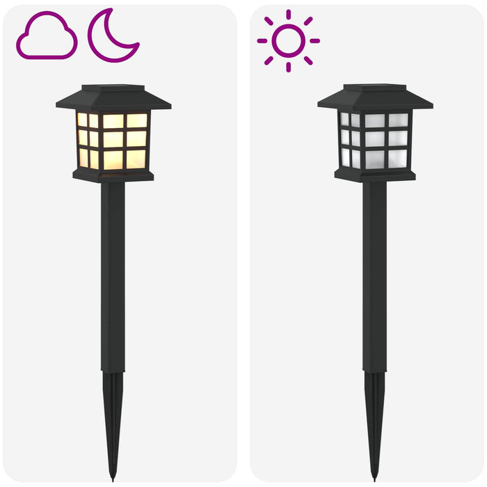Lumini solare pentru exterior cu ștecher în pământ 6 pcs PP WALTI