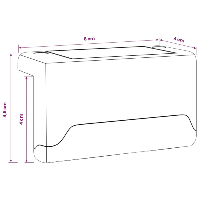 Lumini solare pentru exterior cu ștecher în pământ 4 pcs 4,5 cm WALTI