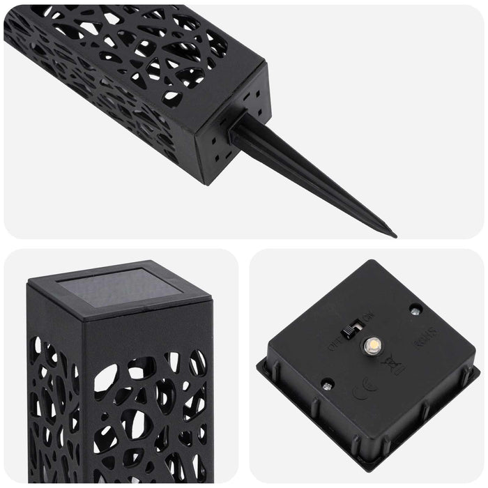 Lumini solare pentru exterior cu ștecher în pământ 8 pcs 29 cm WALTI