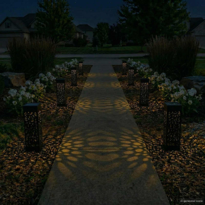 Lumini solare pentru exterior cu ștecher în pământ 8 pcs 29 cm WALTI