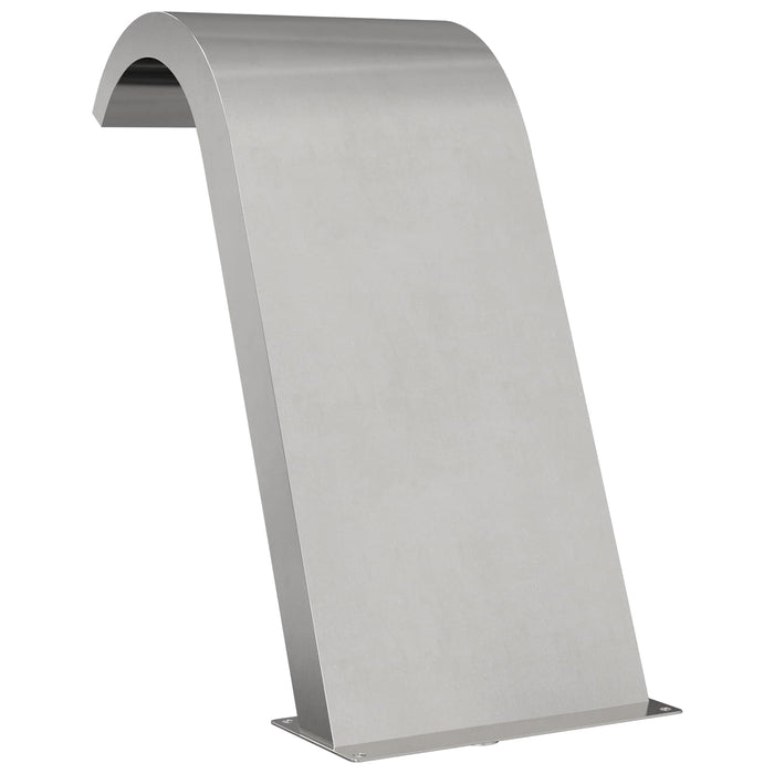 Fântână pentru Piscină Argintiu 47 x 31 x 60 cm Oţel inoxidabil WALTI