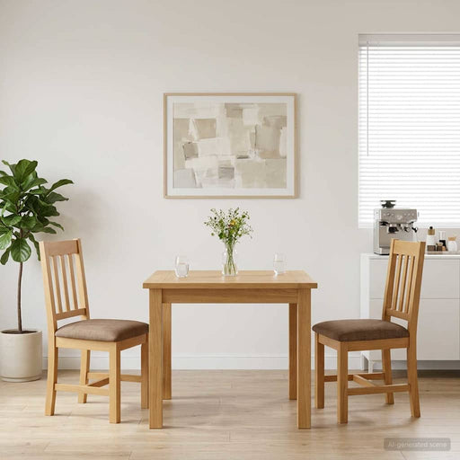 Scaun de sufragerie VENLO 2 pcs Lemn de stejar masiv - WALTI WALTI