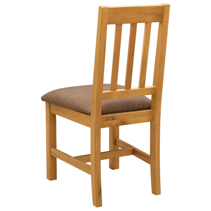 Scaun de sufragerie VENLO 2 pcs Lemn de stejar masiv WALTI