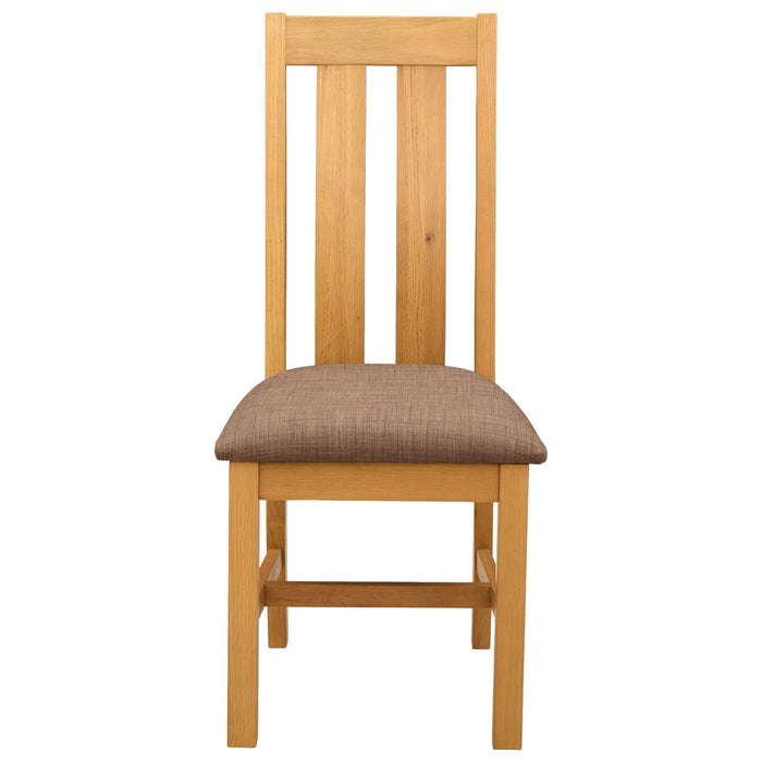 Scaun de sufragerie 2 pcs Lemn de stejar masiv Gri WALTI