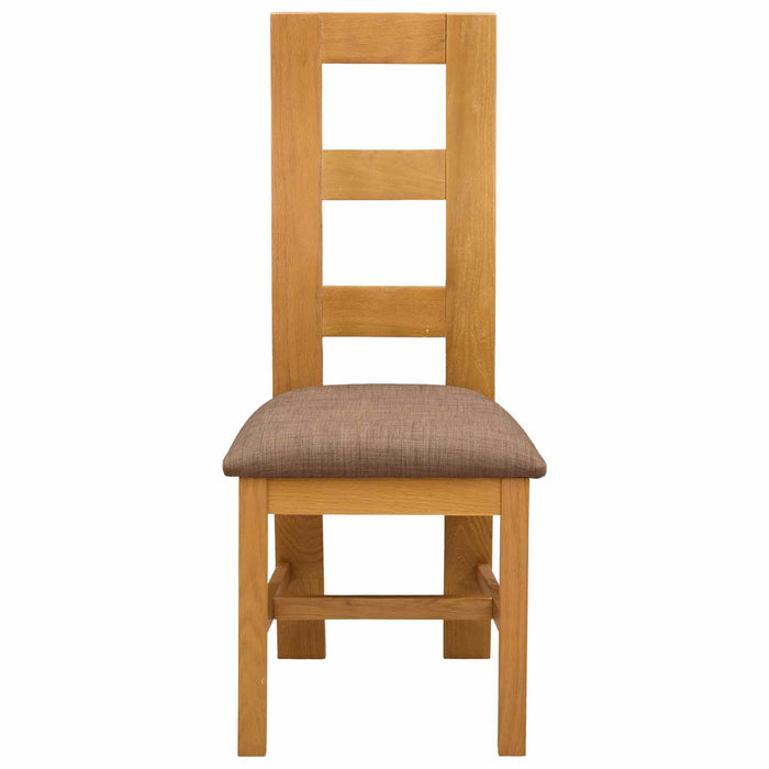 Scaun de sufragerie 2 pcs Lemn de stejar masiv Gri WALTI