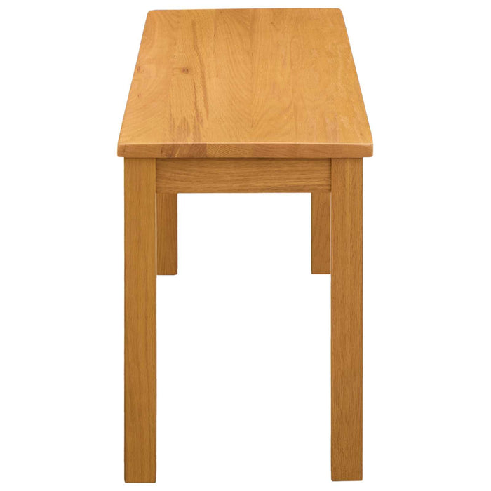 Bancă de Dining 95 x 32 x 45 cm Lemn de stejar masiv natural WALTI