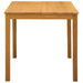 Masă de dining 75 x 75 x 75,5 cm Lemn de stejar masiv natural - WALTI WALTI